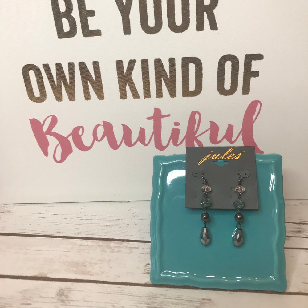 Jules 4 Multi Bead Drop Earrings